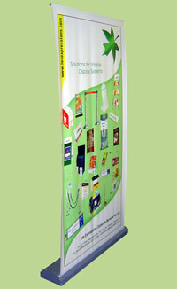 banner stand display system