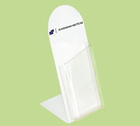 trifold brochure holder customized